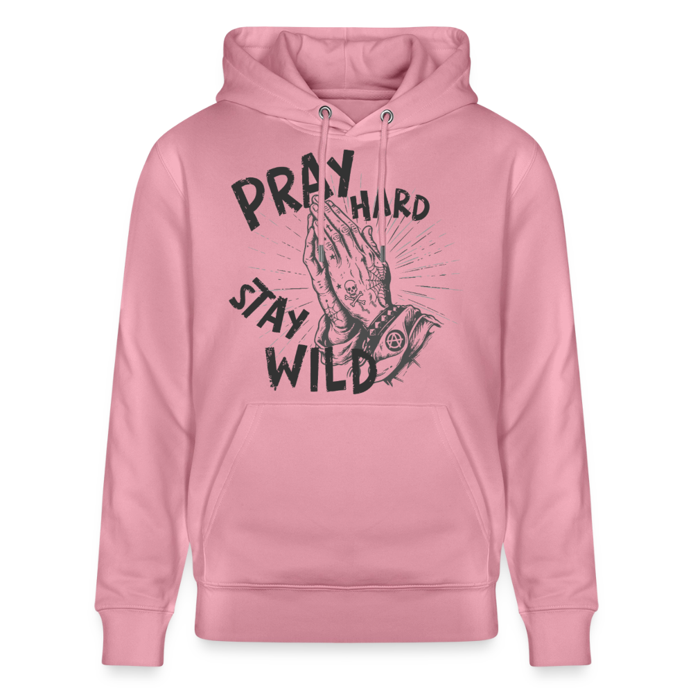 Betende Hände Design – Unisex Bio-Hoodie - Lila Traum