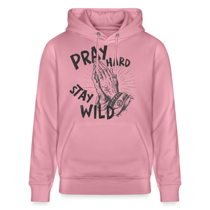 Betende Hände Design – Unisex Bio-Hoodie - Lila Traum
