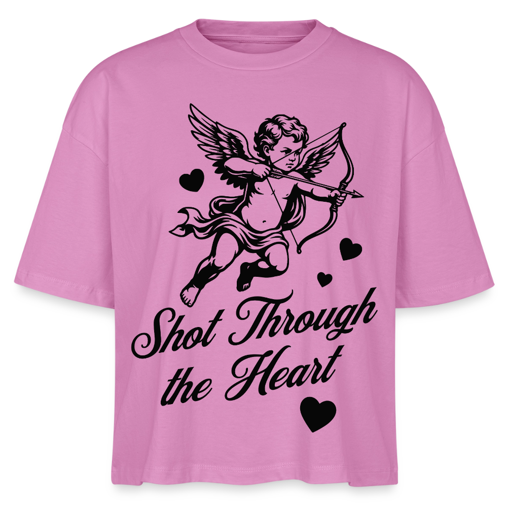 Amor Design – Frauen Boxy Bio-T-Shirt - Pink