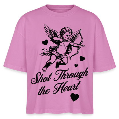 Amor Design – Frauen Boxy Bio-T-Shirt - Pink