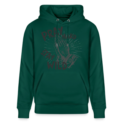 Betende Hände Design – Unisex Bio-Hoodie - Forest