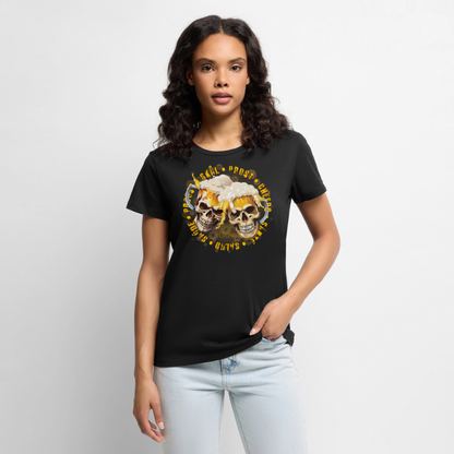 Party Skull Design – Frauen Premium T-Shirt - Schwarz