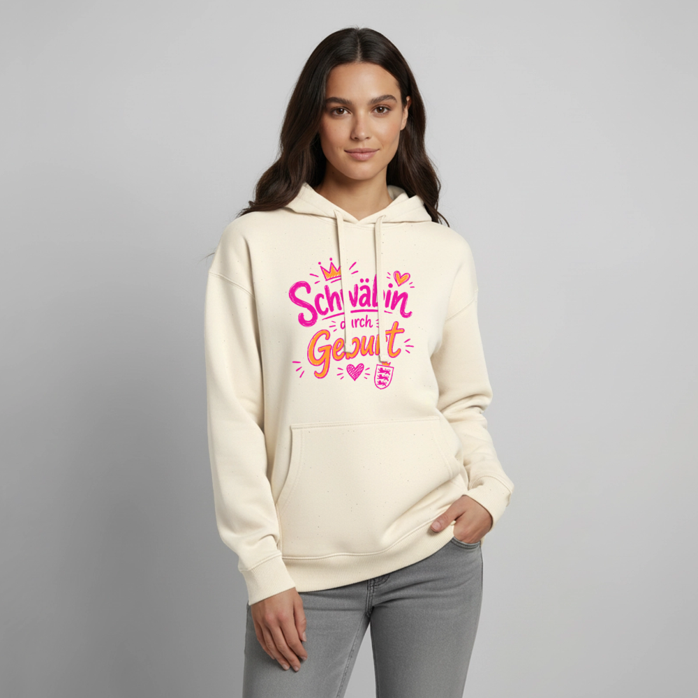 Schwäbin durch Geburt – Oversized Unisex Hoodie - Natur