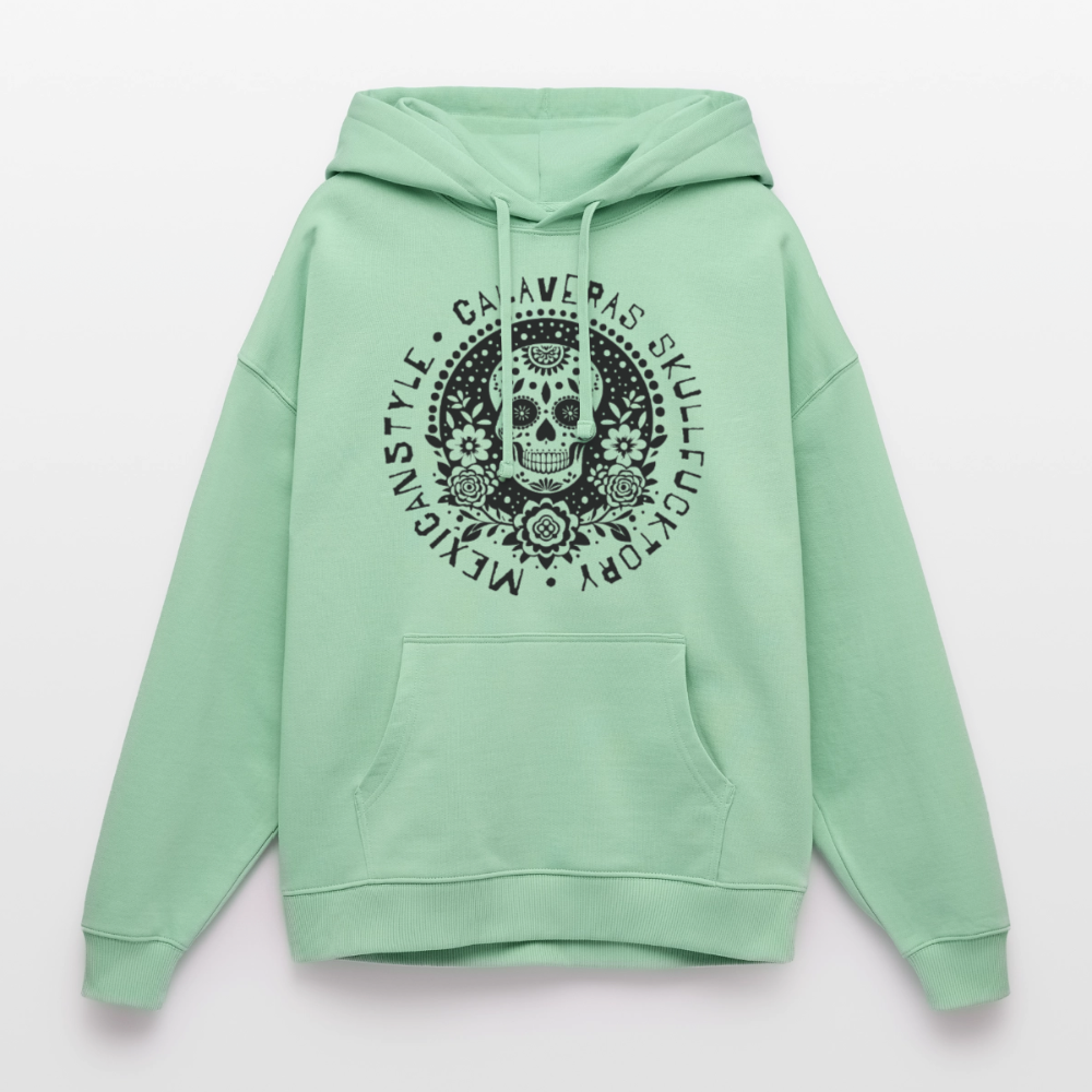 Sugar Skull Black Design - Oversized Unisex Hoodie - Nebeljade