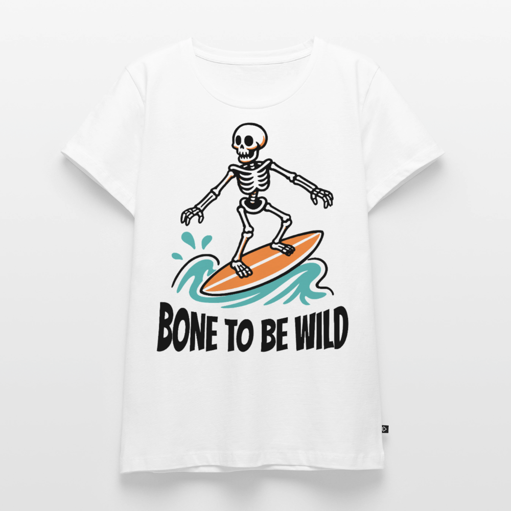 Bone to be Wild – Frauen Premium T-Shirt - Weiß