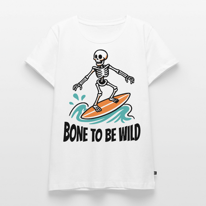 Bone to be Wild – Frauen Premium T-Shirt - Weiß