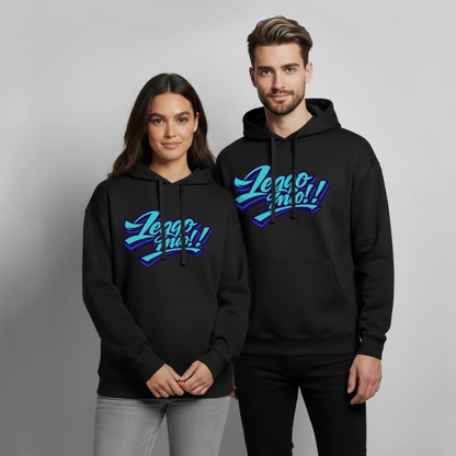 Leggomio Design – Oversized Unisex Hoodie - Schwarz