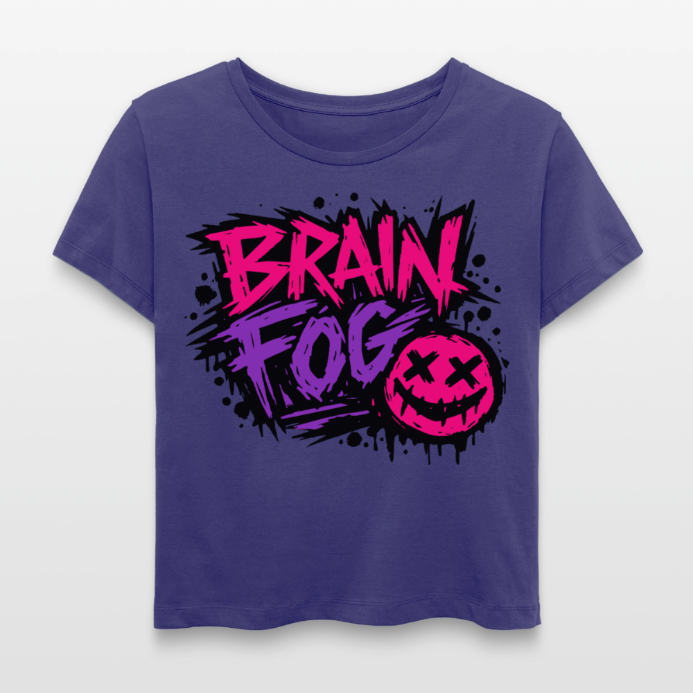 Brain Fog design – Rundhals Frauen Bio-T-Shirt - Dämmerung