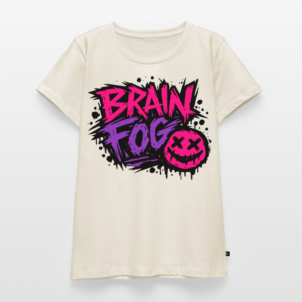 Brain Fog Design – Frauen Premium T-Shirt - Naturweiß