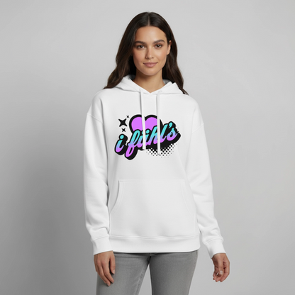i fühl‘s Design – Oversized Unisex Hoodie - Weiß