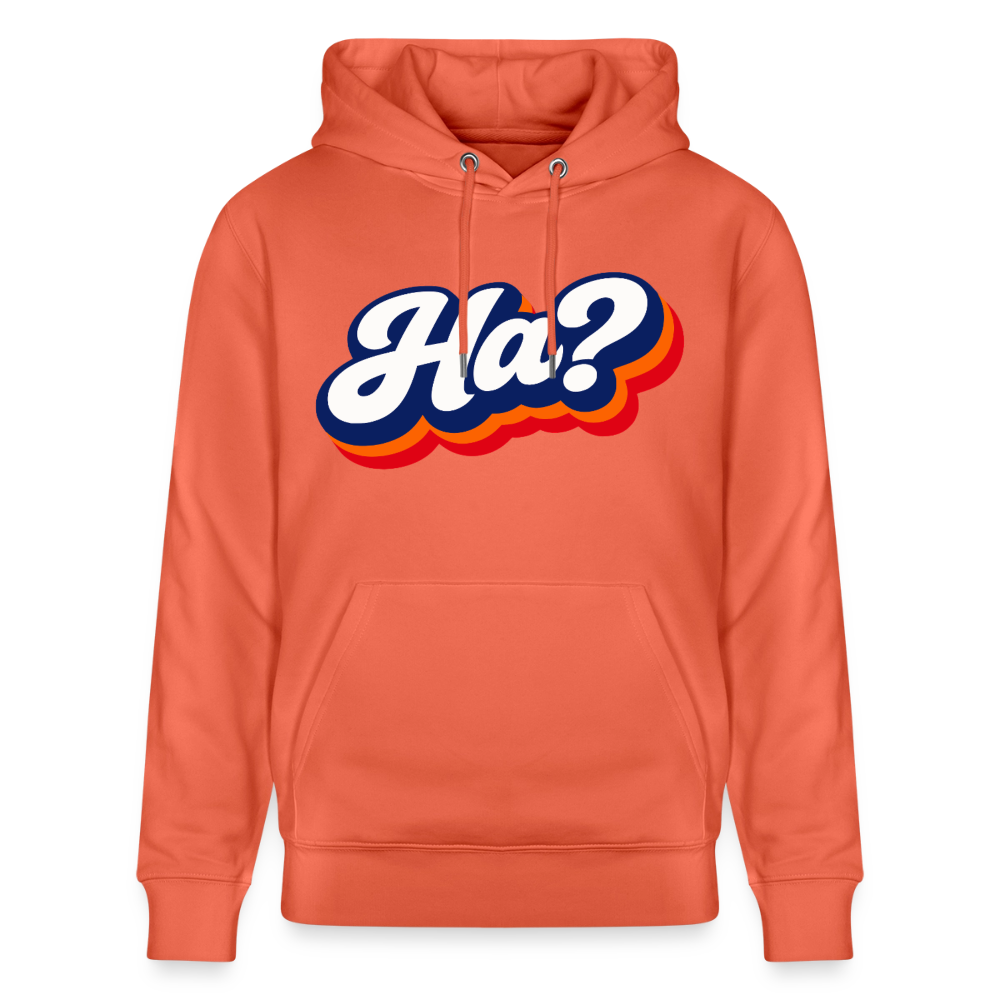 Ha? Design – Unisex Bio-Hoodie - Hellrot