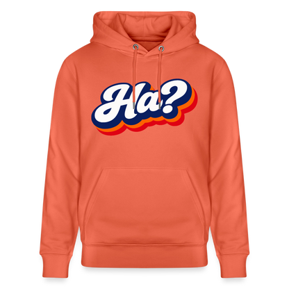 Ha? Design – Unisex Bio-Hoodie - Hellrot