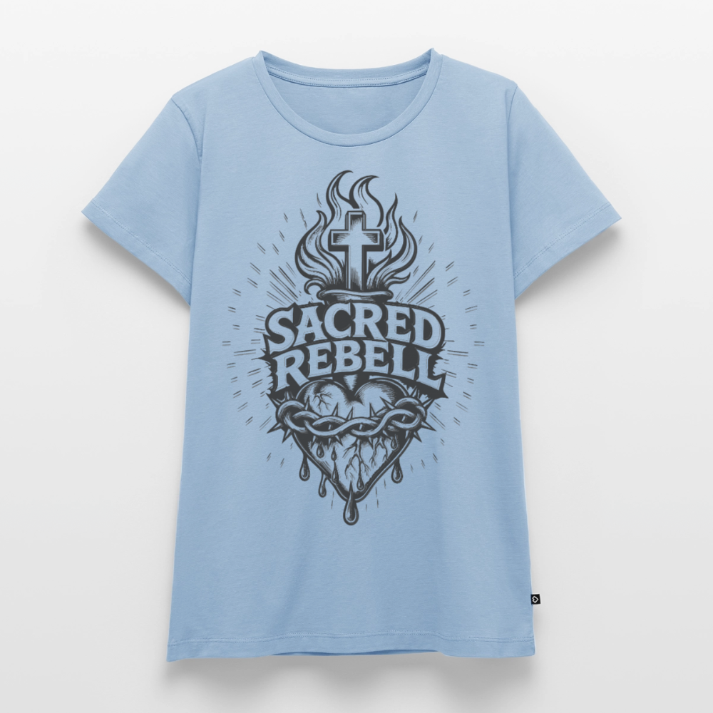 Sacred Rebell Design – Frauen Premium T-Shirt - Hellblau