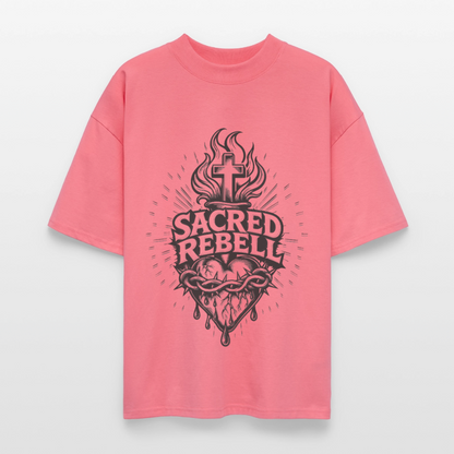 Sacred Rebell Design – Oversized Unisex Bio T-Shirt - Pink 