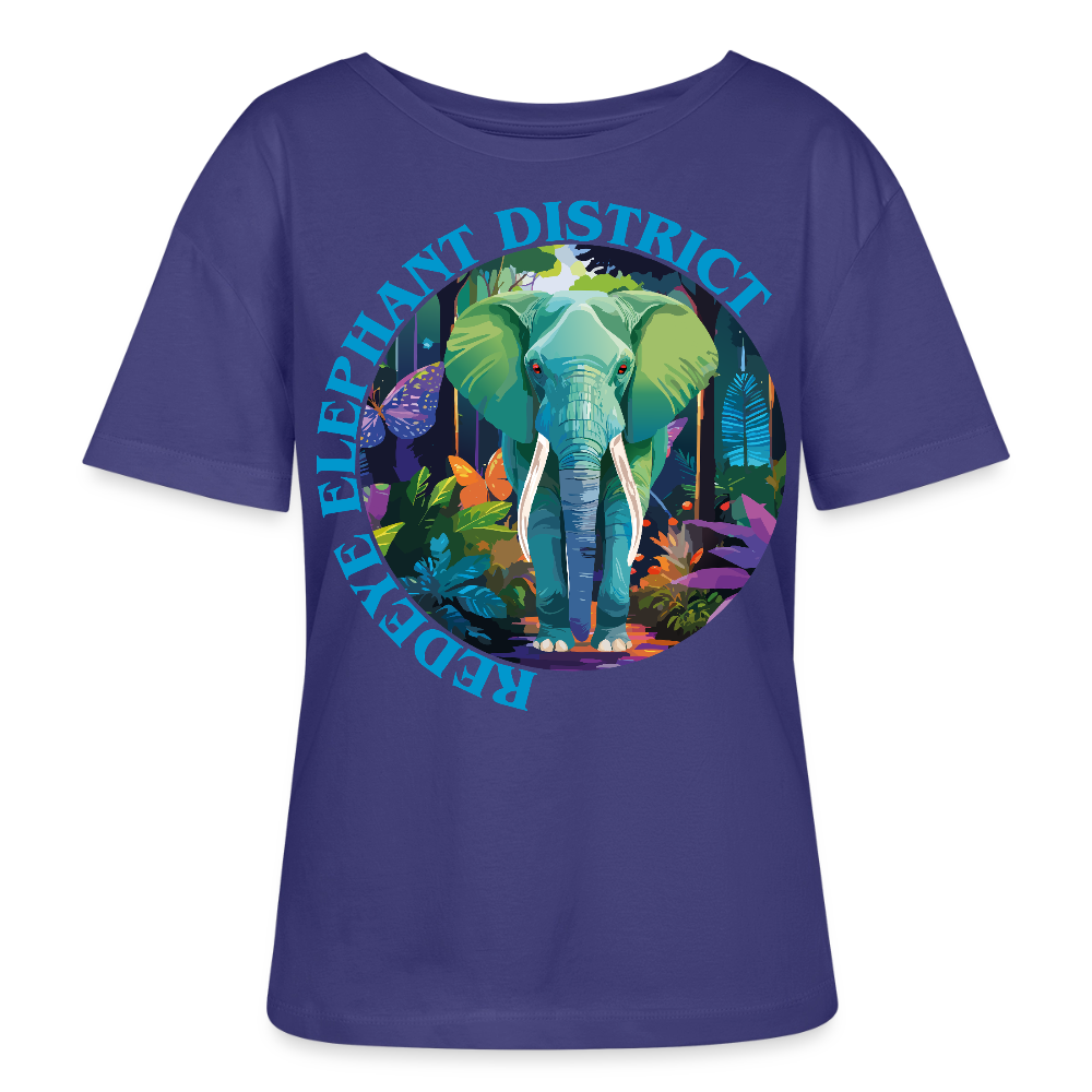 Elephant Design – Rundhals Frauen Bio-T-Shirt - Dämmerung