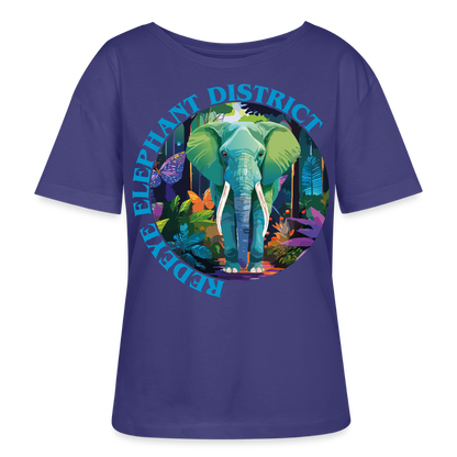 Elephant Design – Rundhals Frauen Bio-T-Shirt - Dämmerung