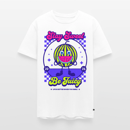Stay Sweet Design – Männer Premium T-Shirt - Weiß