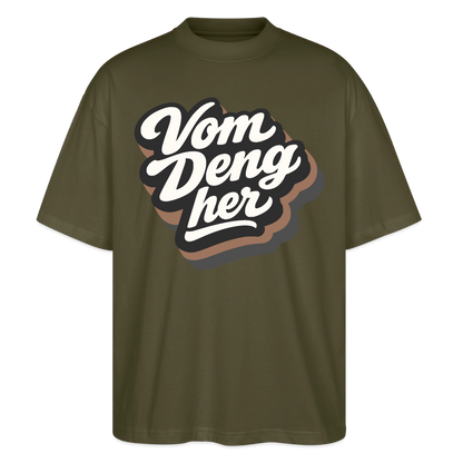 Vom Deng her Design – Oversized Unisex Bio T-Shirt - Khaki