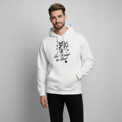 Amor Design – Oversized Unisex Hoodie - Weiß