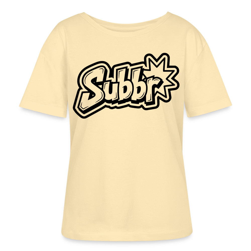 Subbr Design – Rundhals Frauen Bio-T-Shirt - Creme