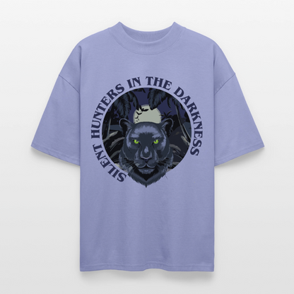 Silent Hunter Design – Oversized Unisex Bio T-Shirt - Violett