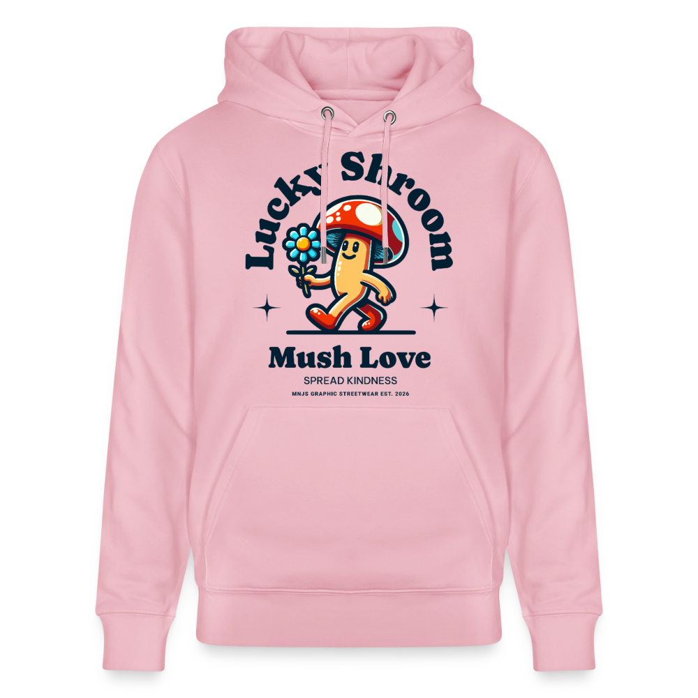 Lucky Shroom Design – Unisex Bio-Hoodie - Hellrosa