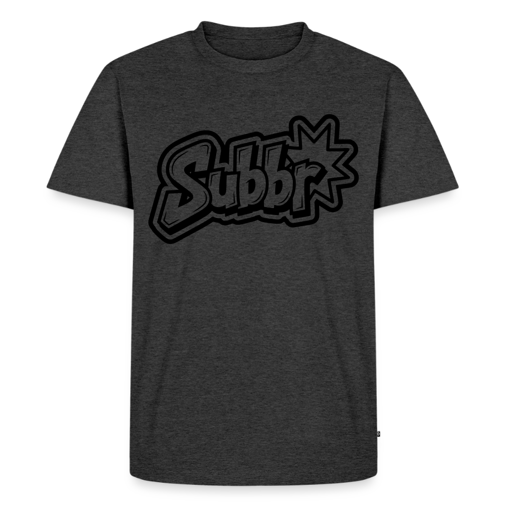 Subbr Design – Männer Premium T-Shirt - Anthrazit meliert