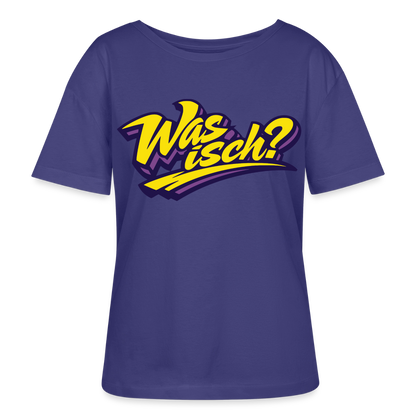 Was isch? Design – Rundhals Frauen Bio-T-Shirt - Dämmerung