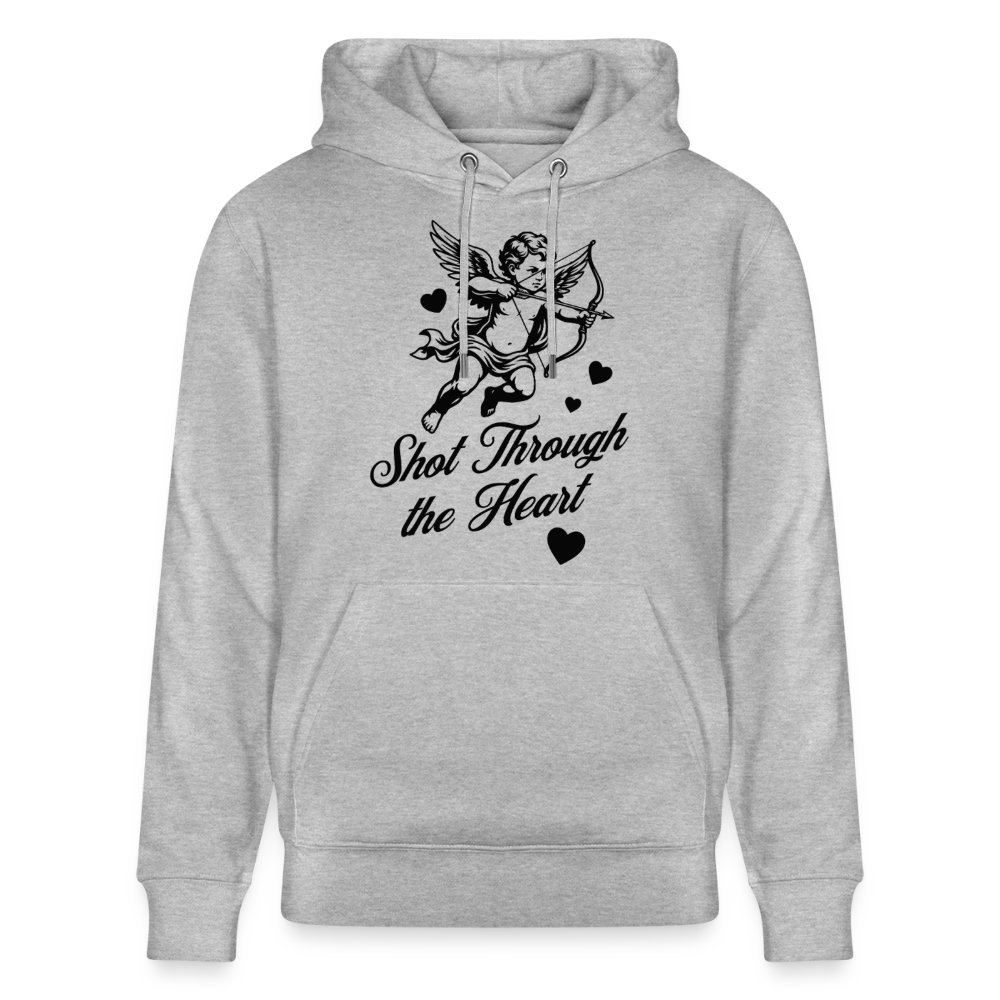 Amor Design – Unisex Bio-Hoodie - Grau meliert
