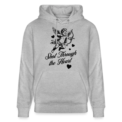 Amor Design – Unisex Bio-Hoodie - Grau meliert
