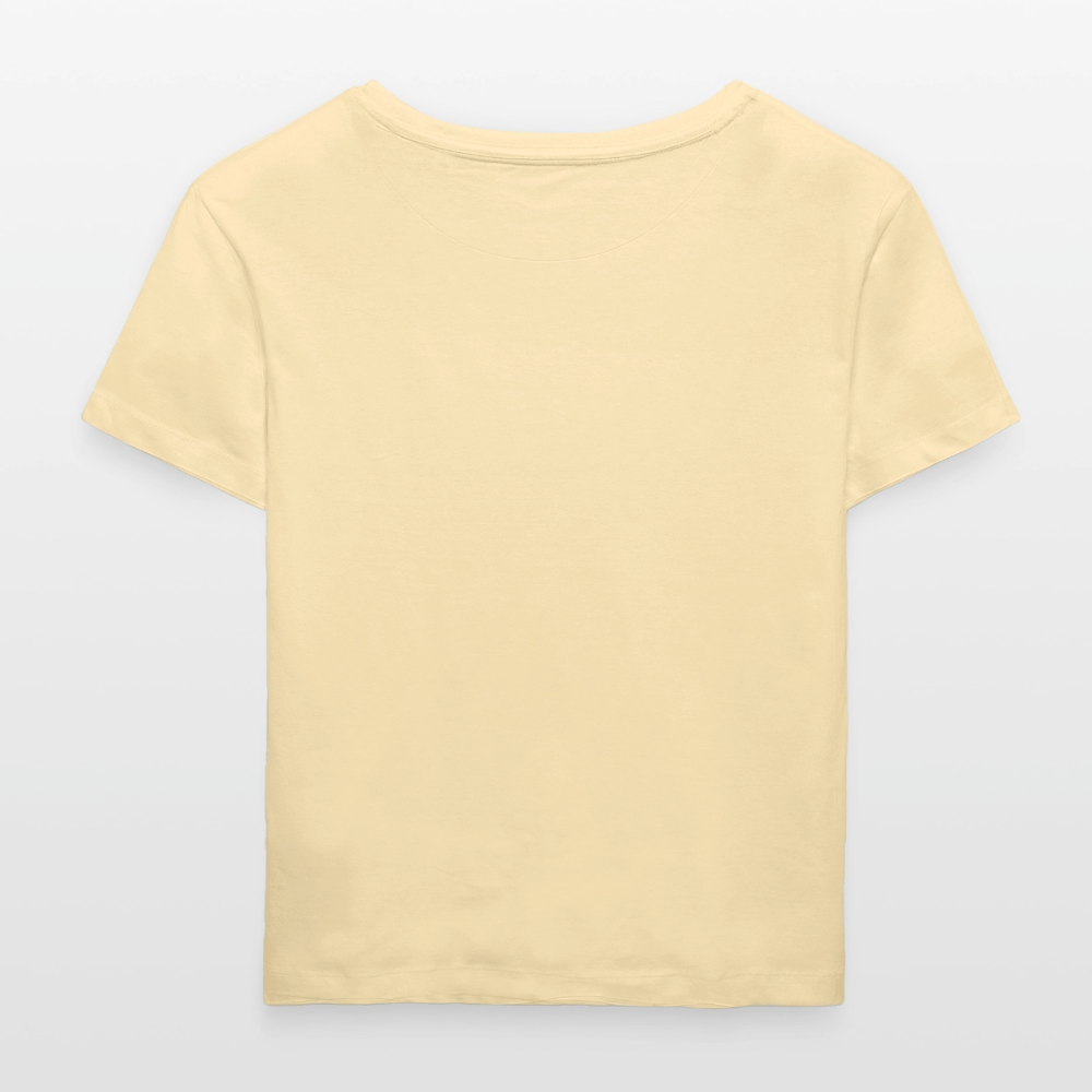 Tiger Skull Design – Rundhals Frauen Bio-T-Shirt - Creme
