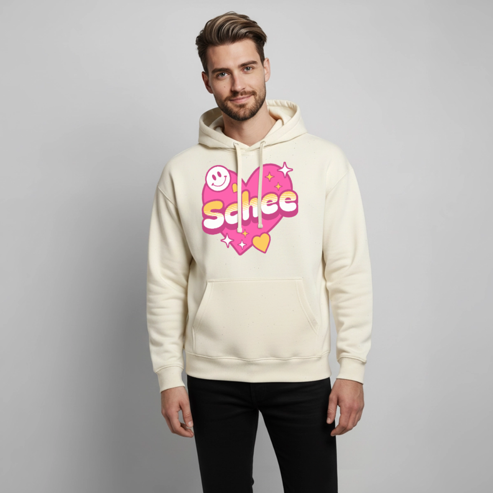 Schnee Design – Oversized Unisex Hoodie - Natur