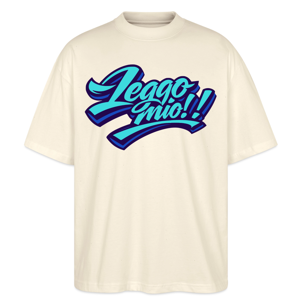 Leggomio Design – Oversized Unisex Bio T-Shirt - Natur