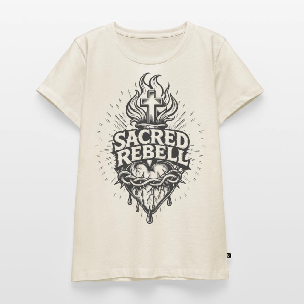 Sacred Rebell Design – Frauen Premium T-Shirt - Naturweiß