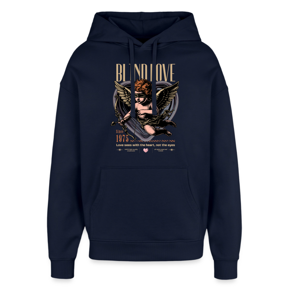 Bear Design – Oversized Unisex Hoodie - Navy