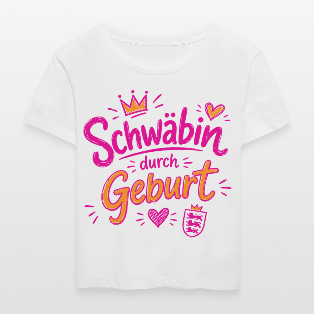Rundhals Frauen Bio-T-Shirt - Weiß