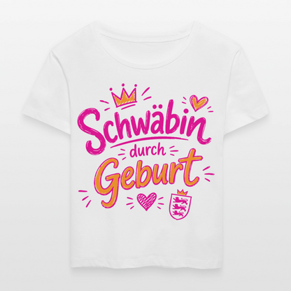 Rundhals Frauen Bio-T-Shirt - Weiß