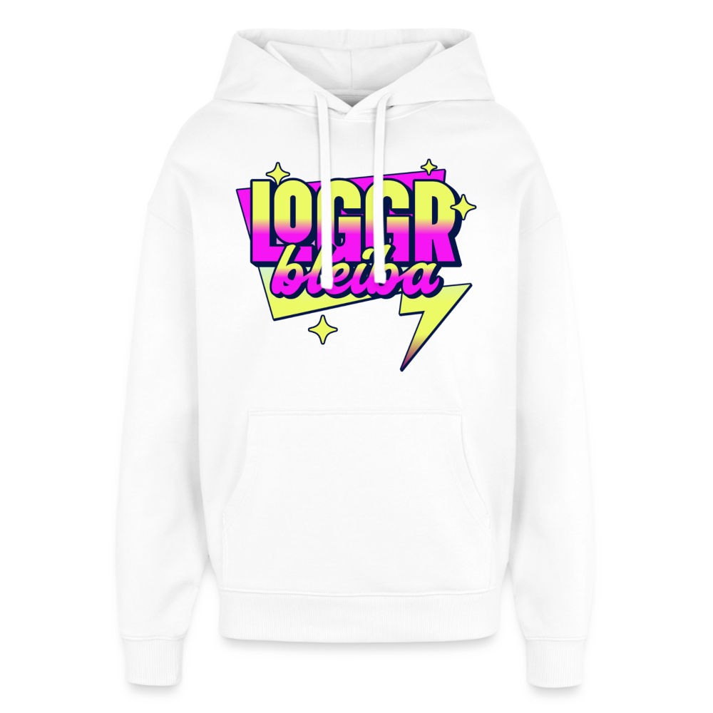 Logger bleb Design – Oversized Unisex Hoodie - Weiß