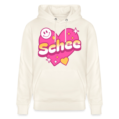 Schee Design – Unisex Bio-Hoodie - Naturweiß 