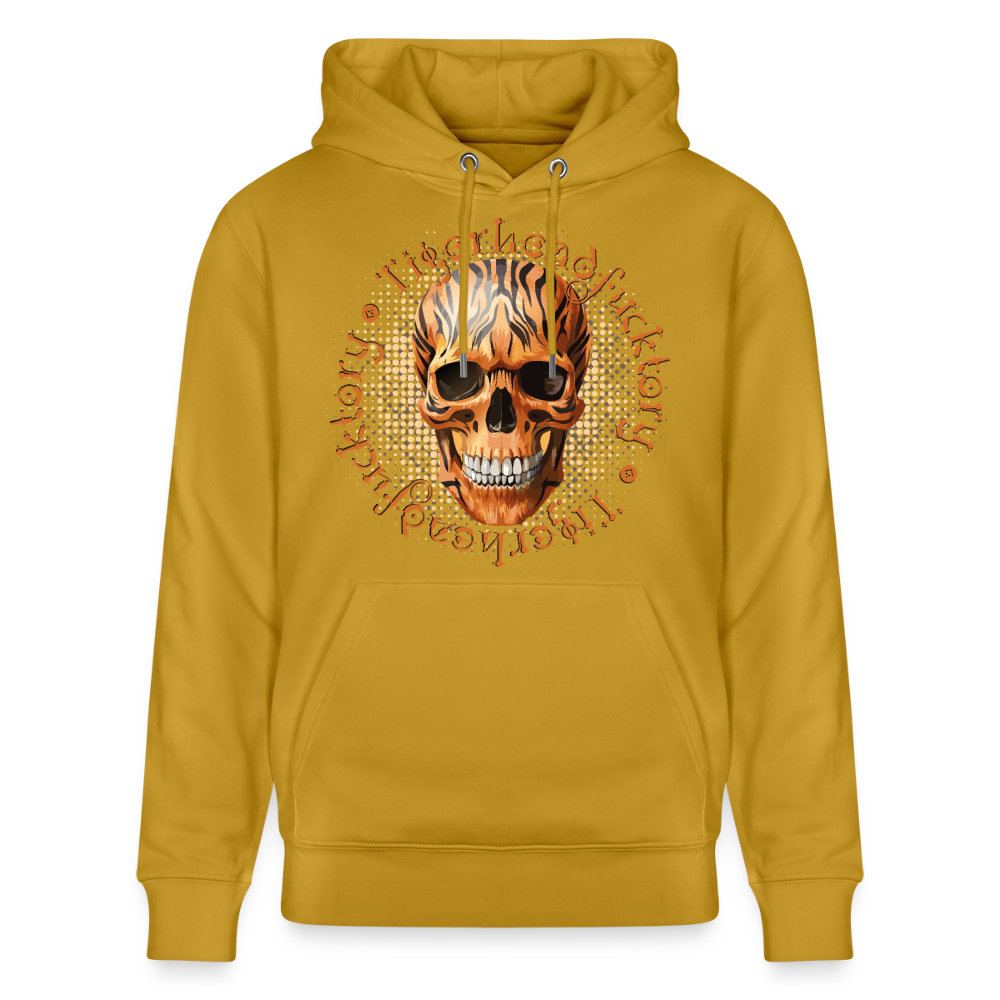 Tiger skull Design – Unisex Bio-Hoodie - Ocker