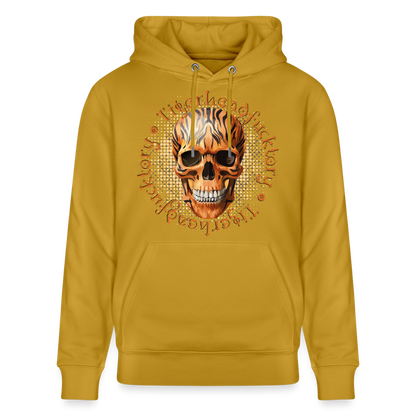 Tiger skull Design – Unisex Bio-Hoodie - Ocker