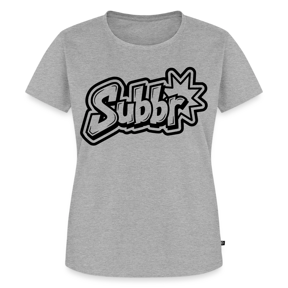 Subbr Design – Frauen Premium T-Shirt - Grau meliert