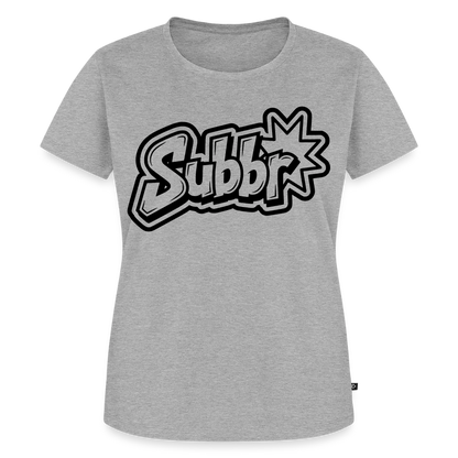 Subbr Design – Frauen Premium T-Shirt - Grau meliert