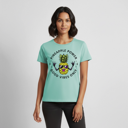 Pineapple Power Design – Frauen Premium T-Shirt - Mint 