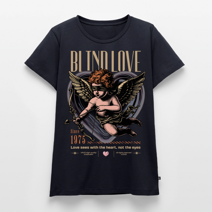 Blind Love Design – Frauen Premium T-Shirt - Navy
