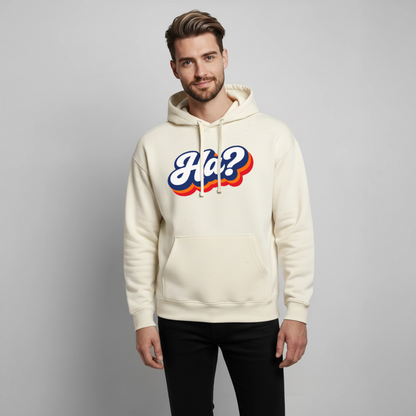 Ha? Design – Oversized Unisex Hoodie - Natur