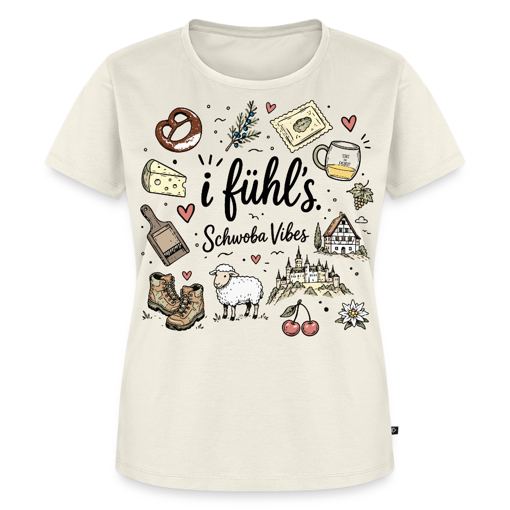 Alb Liebe Design – Frauen Premium T-Shirt - Naturweiß
