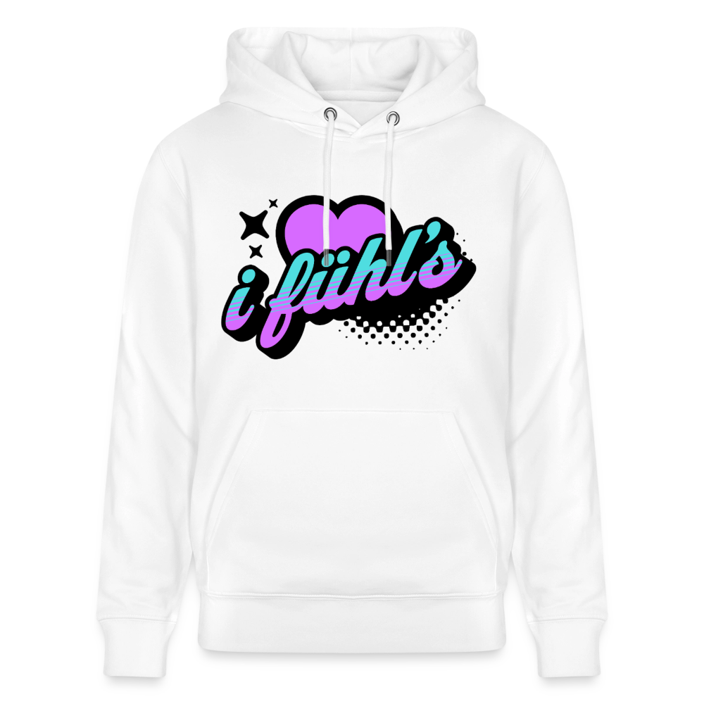 i fühl‘s Design – Unisex Bio-Hoodie - Weiß