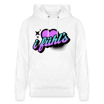 i fühl‘s Design – Unisex Bio-Hoodie - Weiß