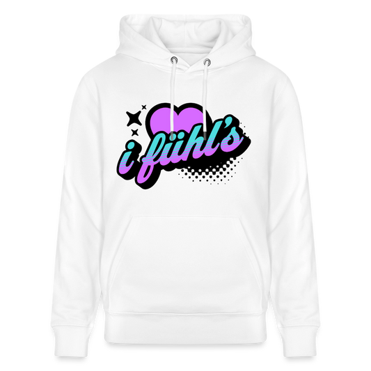 i fühl‘s Design – Unisex Bio-Hoodie - Weiß